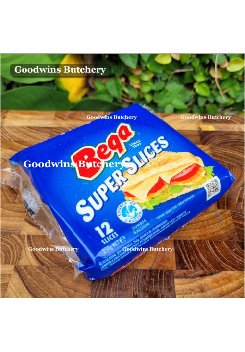Cheese Bega Australia slice SUPER SLICES chilled 12 slices 250g